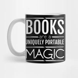 Books are a uniquely portable magic Mug